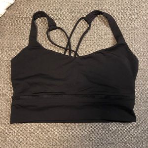 Lululemon black sports bra
